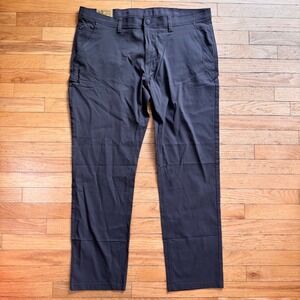 Weatherproof Mens Tech Utility Pants Charcoal Grey 40x32 Stretch New